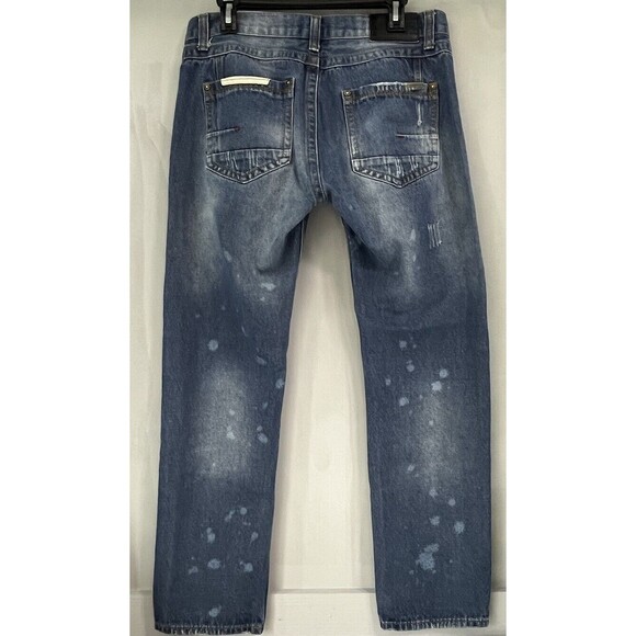 O.G Jeans Men's Size  34 X 32 Distressed Blue Denim Pants - Picture 3 of 11